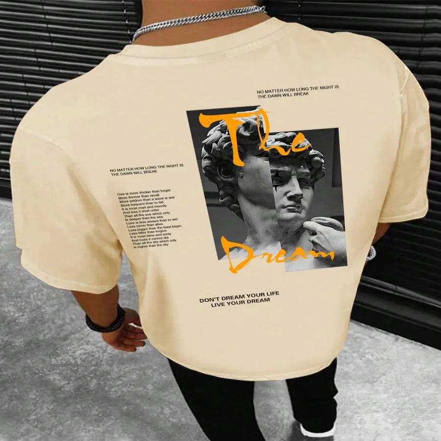 Camiseta Floral 230G – Edición Vintage Hip-Hop