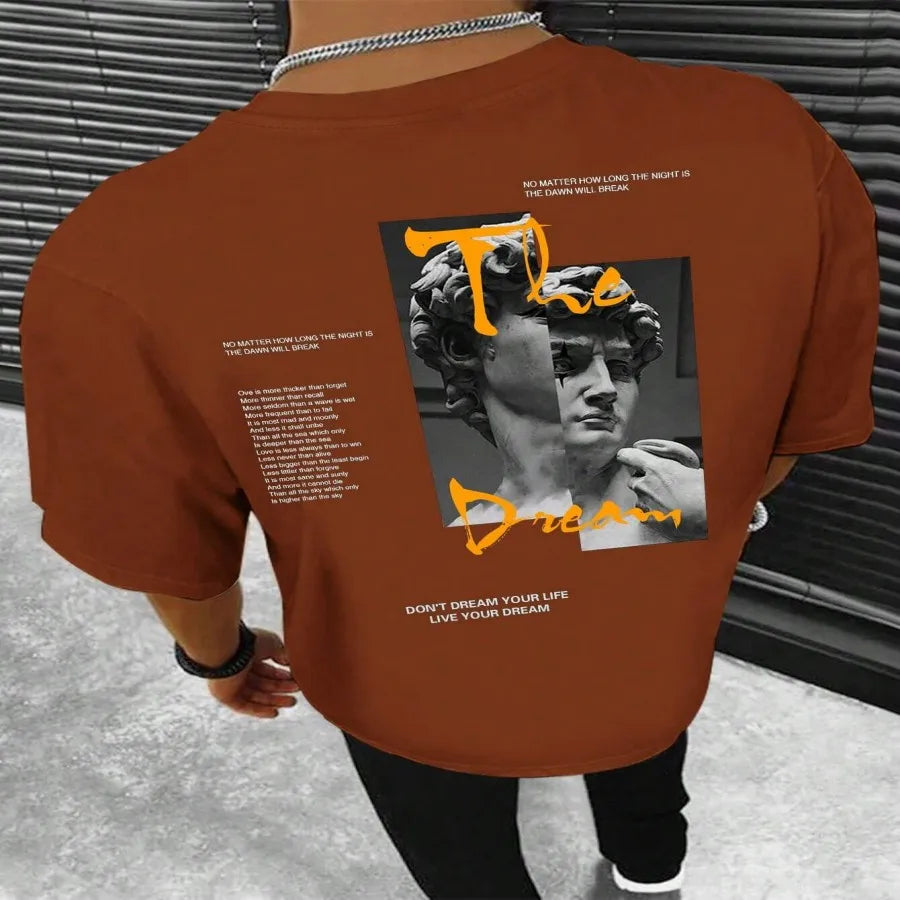 Camiseta Floral 230G – Edición Vintage Hip-Hop